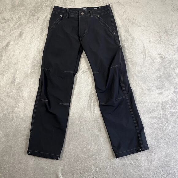 Kuhl Destroyer Black Hiking Pants Men's 30x30 Outdoor Performance - Picture 1 of 12